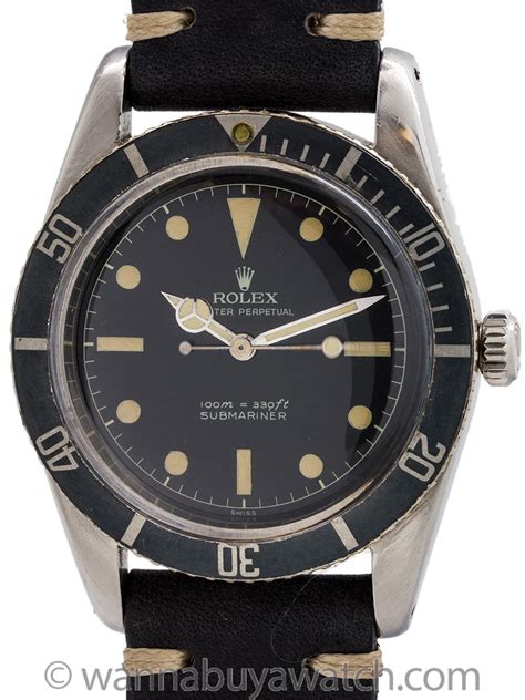 rolex submariner black 1953 for sale|rolex submariner year chart.